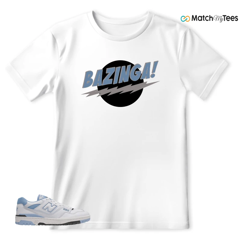 NEW BALANCE 550 CAROLINA BLUE SNEAKER Matching Tees t-shirt