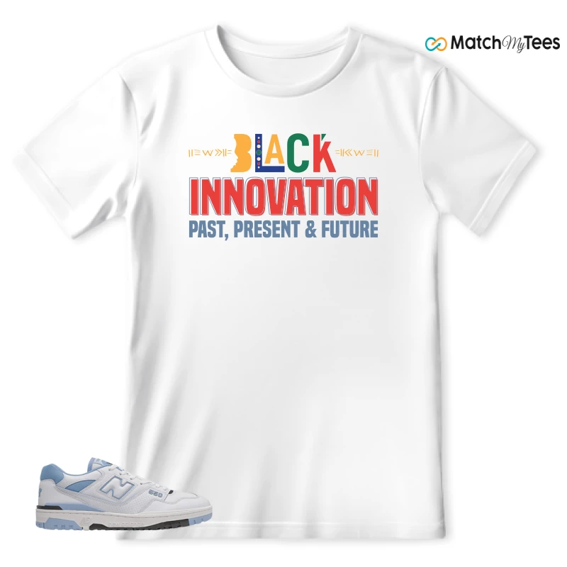 NEW BALANCE 550 CAROLINA BLUE SNEAKER Matching Tees t-shirt
