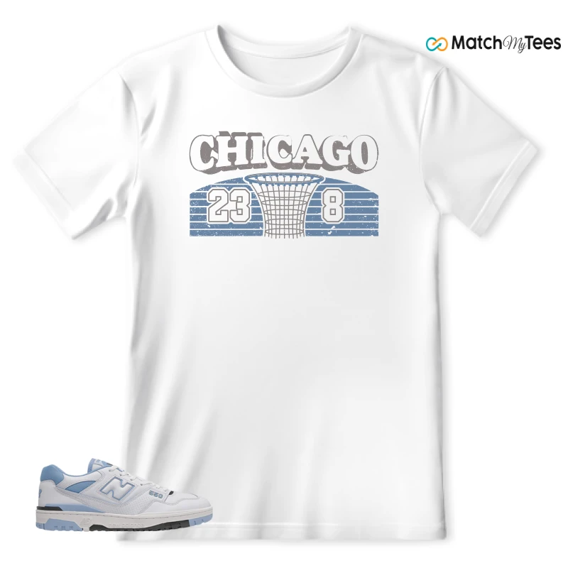 NEW BALANCE 550 CAROLINA BLUE SNEAKER Matching Tees t-shirt