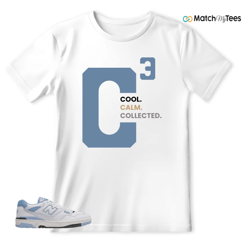 NEW BALANCE 550 CAROLINA BLUE SNEAKER Matching Tees t-shirt