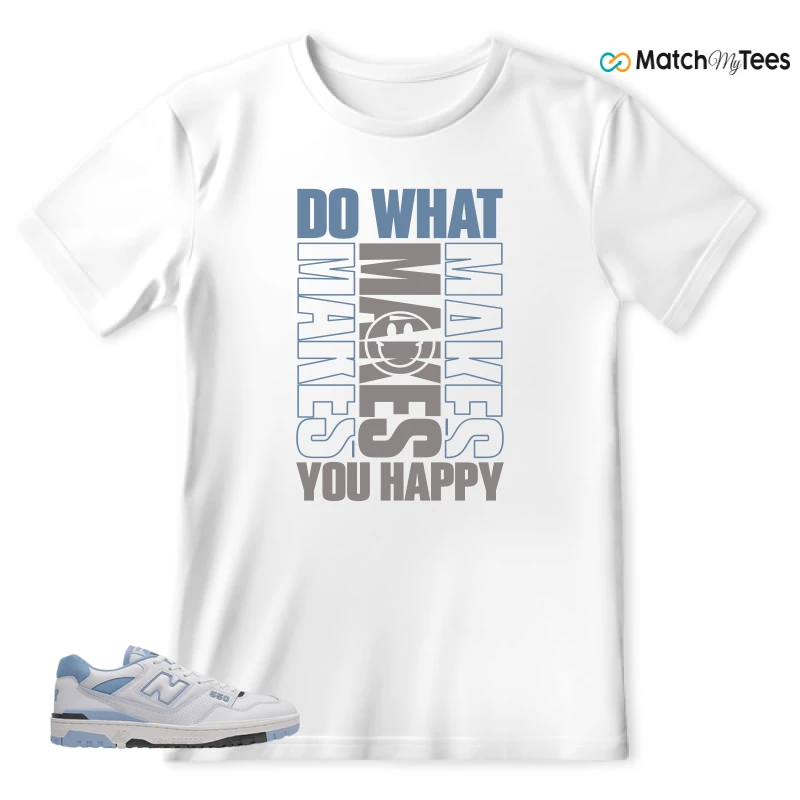 NEW BALANCE 550 CAROLINA BLUE SNEAKER Matching Tees t-shirt