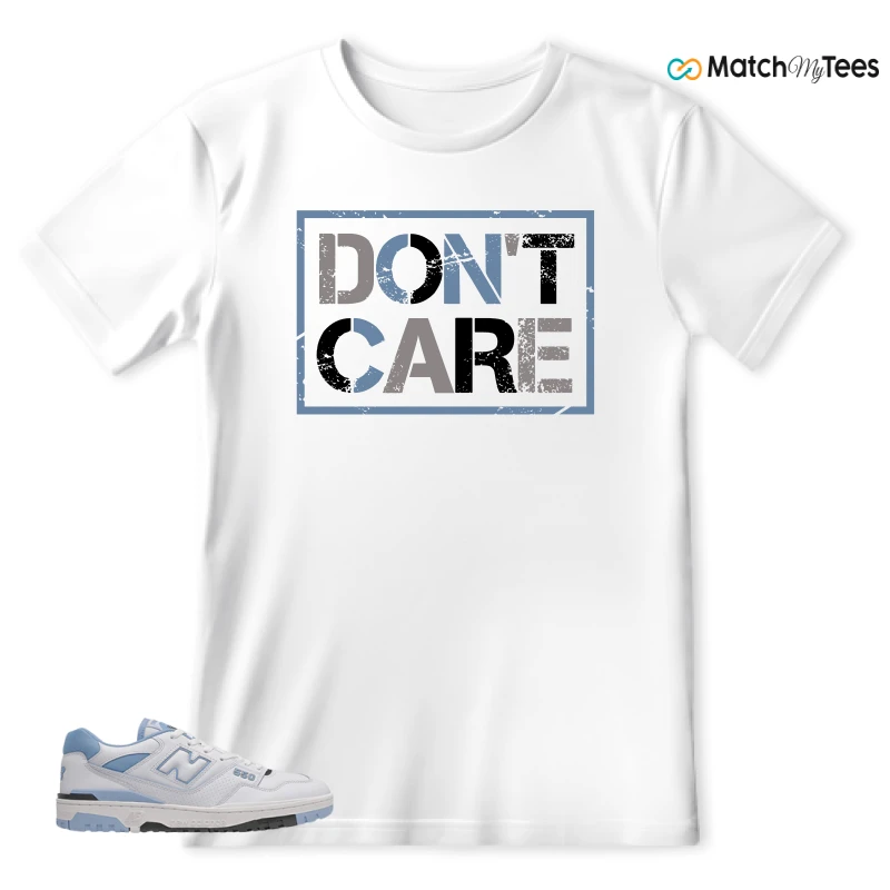 NEW BALANCE 550 CAROLINA BLUE SNEAKER Matching Tees t-shirt