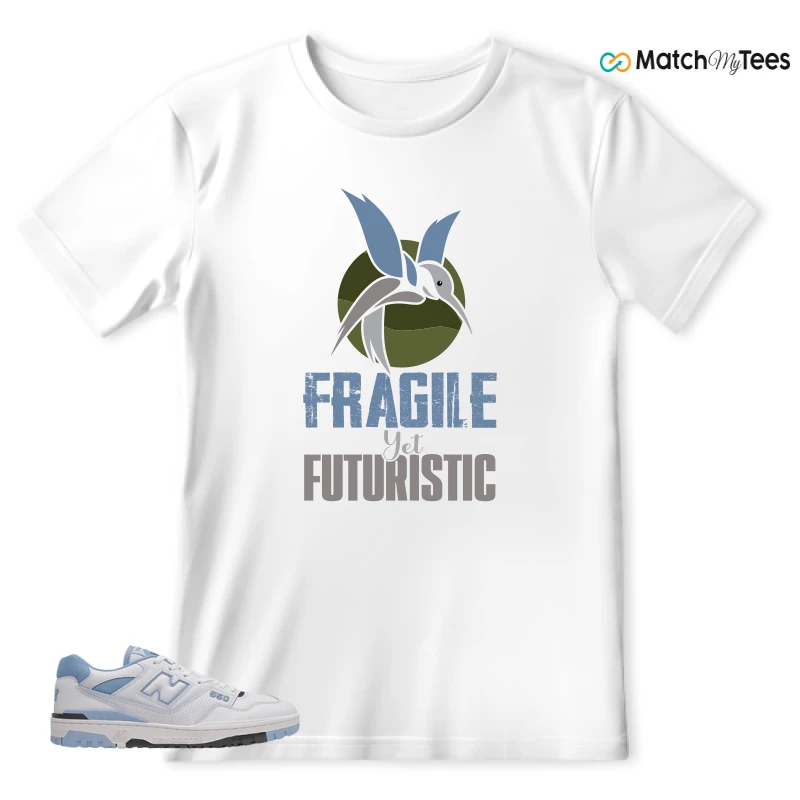 NEW BALANCE 550 CAROLINA BLUE SNEAKER Matching Tees t-shirt