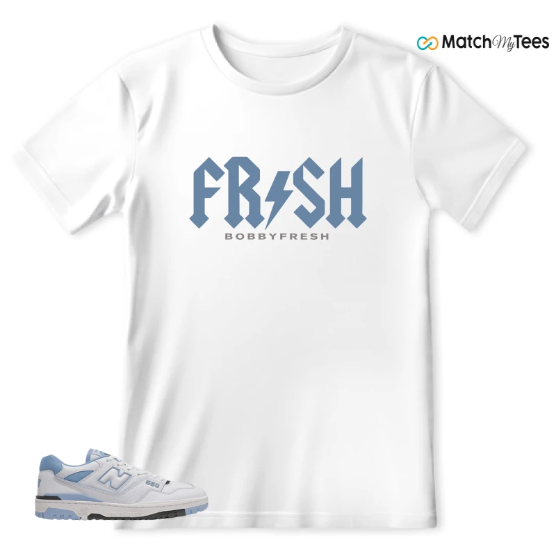 NEW BALANCE 550 CAROLINA BLUE SNEAKER Matching Tees t-shirt
