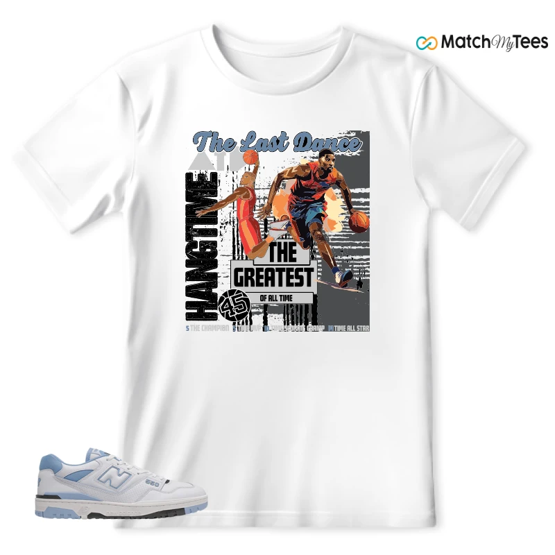 NEW BALANCE 550 CAROLINA BLUE SNEAKER Matching Tees t-shirt