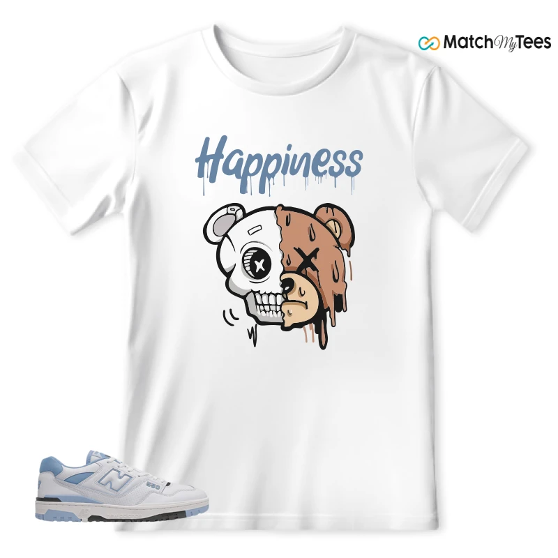 NEW BALANCE 550 CAROLINA BLUE SNEAKER Matching Tees t-shirt