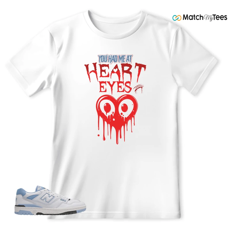 NEW BALANCE 550 CAROLINA BLUE SNEAKER Matching Tees t-shirt
