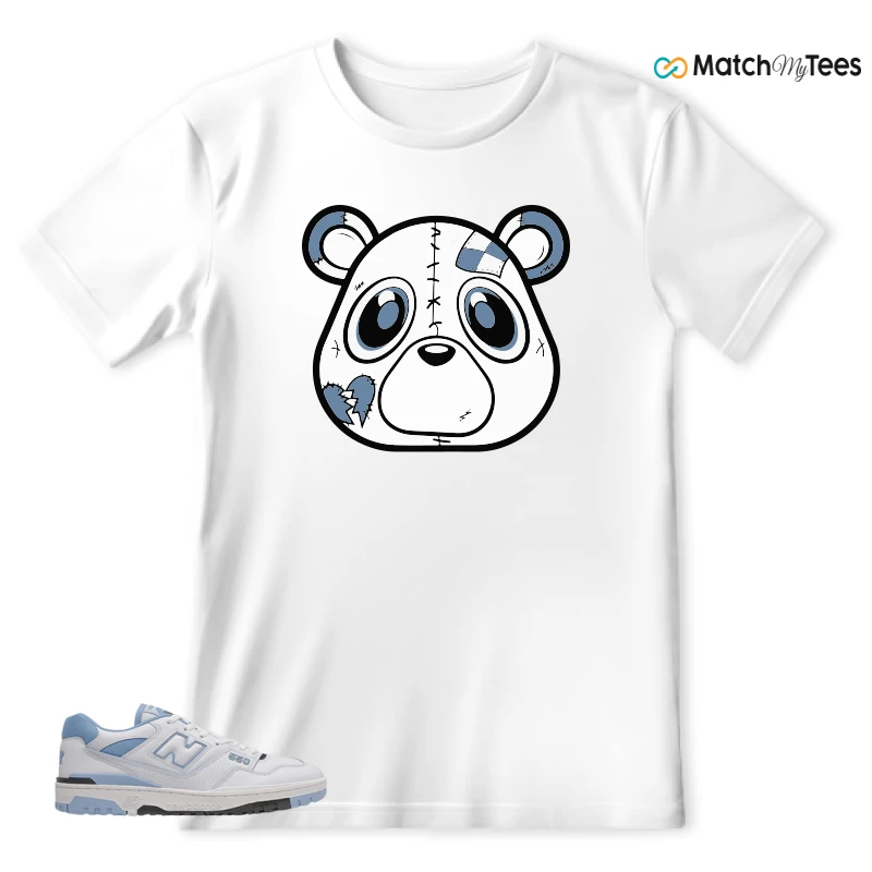 NEW BALANCE 550 CAROLINA BLUE SNEAKER Matching Tees t-shirt