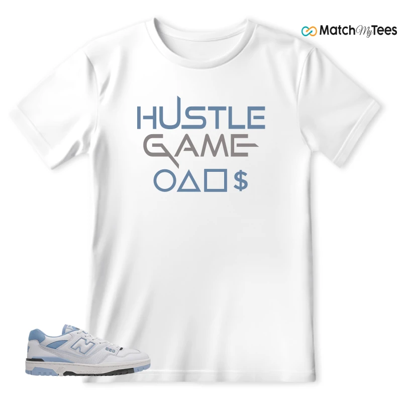 NEW BALANCE 550 CAROLINA BLUE SNEAKER Matching Tees t-shirt
