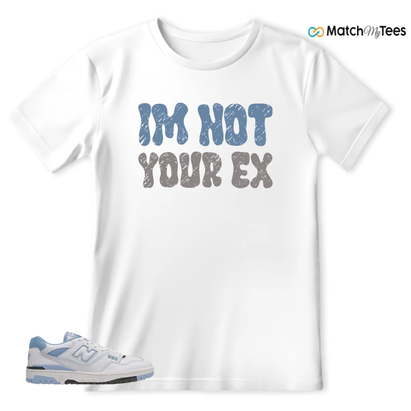 NEW BALANCE 550 CAROLINA BLUE SNEAKER Matching Tees t-shirt