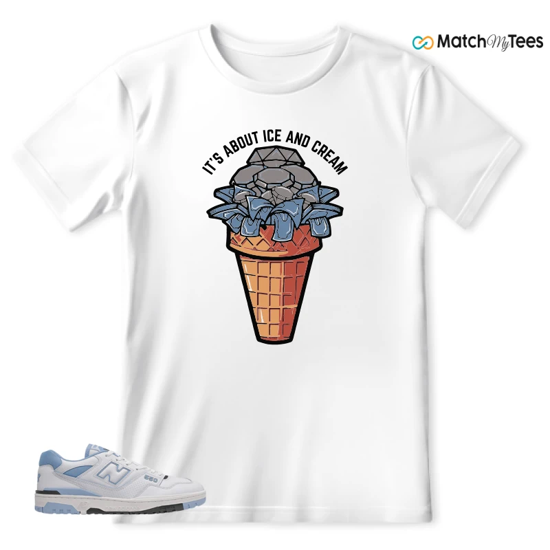 NEW BALANCE 550 CAROLINA BLUE SNEAKER Matching Tees t-shirt