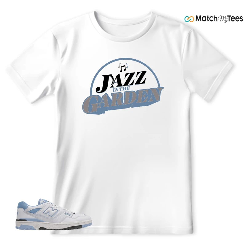 NEW BALANCE 550 CAROLINA BLUE SNEAKER Matching Tees t-shirt