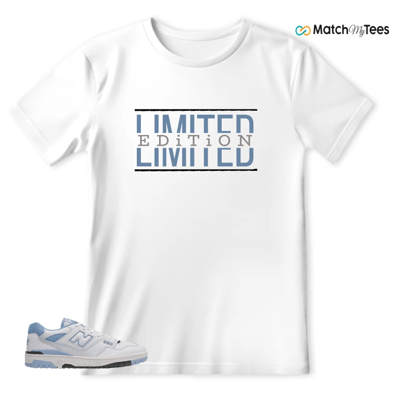 NEW BALANCE 550 CAROLINA BLUE SNEAKER Matching Tees t-shirt
