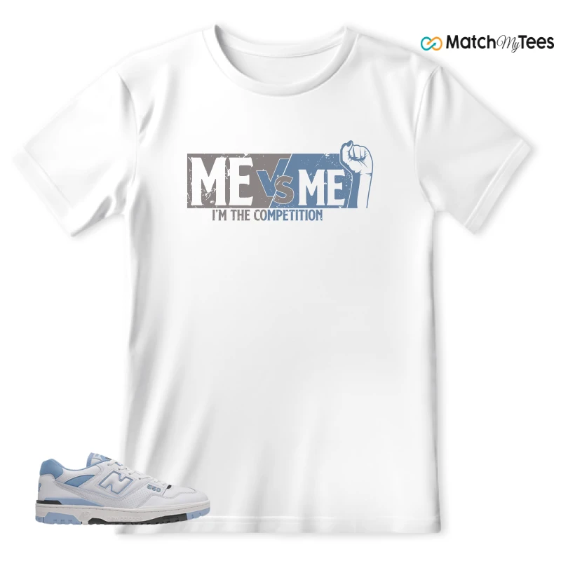 NEW BALANCE 550 CAROLINA BLUE SNEAKER Matching Tees t-shirt