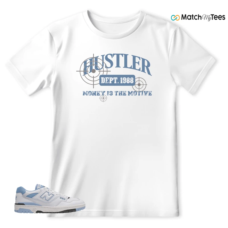 NEW BALANCE 550 CAROLINA BLUE SNEAKER Matching Tees t-shirt