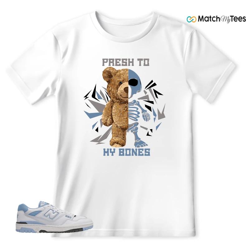 NEW BALANCE 550 CAROLINA BLUE SNEAKER Matching Tees t-shirt