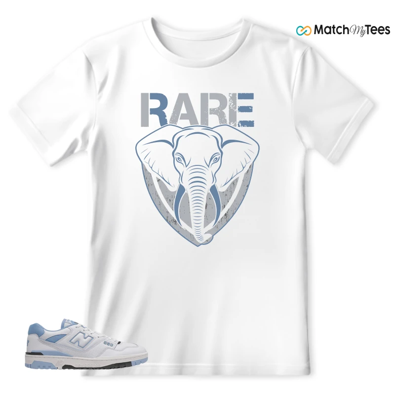 NEW BALANCE 550 CAROLINA BLUE SNEAKER Matching Tees T-shirt for Men