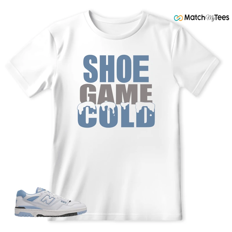 NEW BALANCE 550 CAROLINA BLUE SNEAKER Matching Tees t-shirt