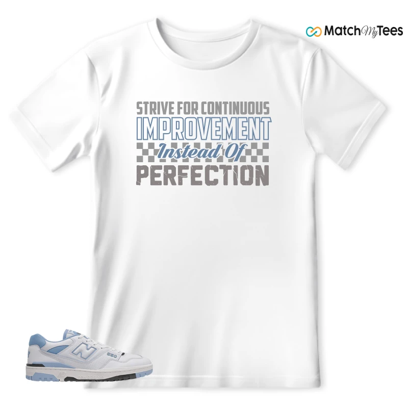 NEW BALANCE 550 CAROLINA BLUE SNEAKER Matching Tees T-shirt for Men