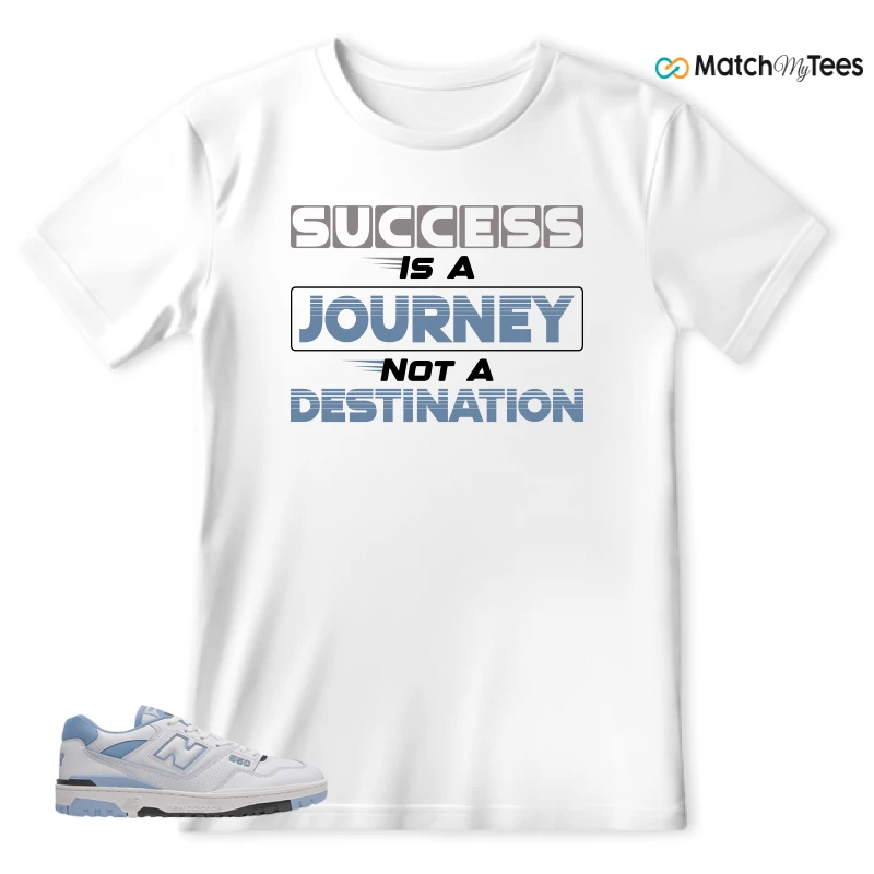 NEW BALANCE 550 CAROLINA BLUE SNEAKER Matching Tees t-shirt