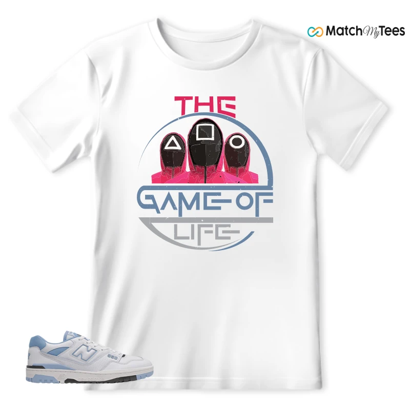 NEW BALANCE 550 CAROLINA BLUE SNEAKER Matching Tees t-shirt
