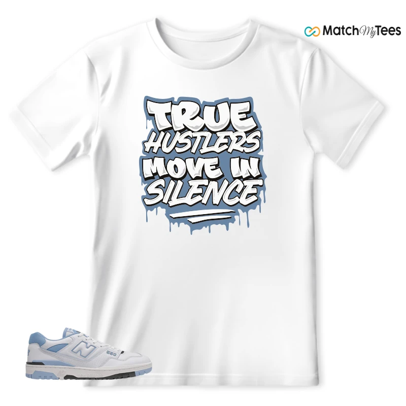 NEW BALANCE 550 CAROLINA BLUE SNEAKER Matching Tees t-shirt