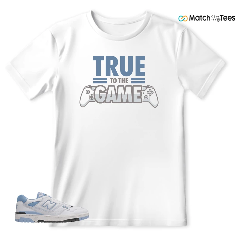 NEW BALANCE 550 CAROLINA BLUE SNEAKER Matching Tees t-shirt