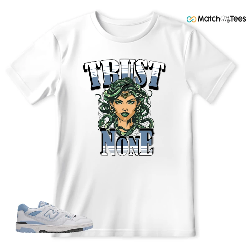 NEW BALANCE 550 CAROLINA BLUE SNEAKER Matching Tees t-shirt