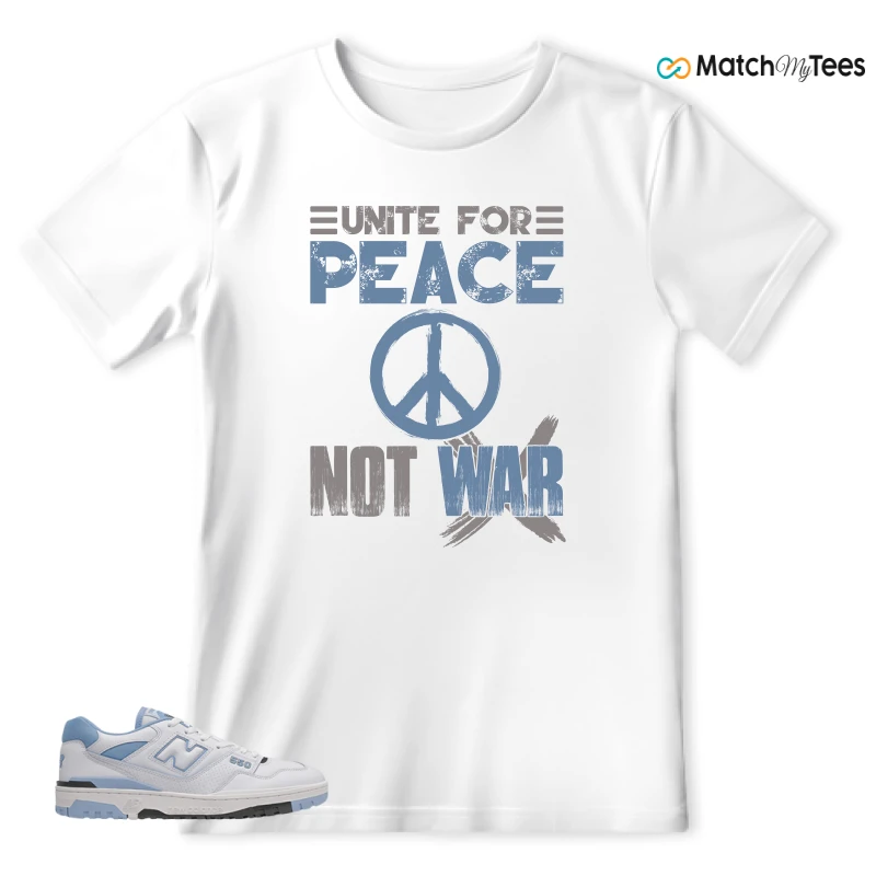NEW BALANCE 550 CAROLINA BLUE SNEAKER Matching Tees t-shirt