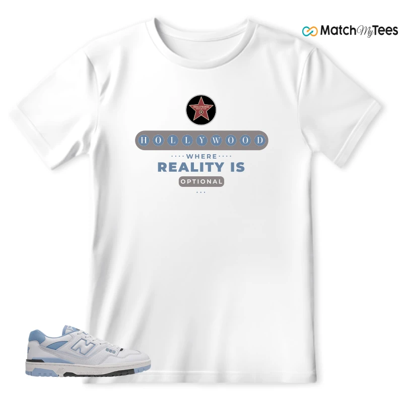 NEW BALANCE 550 CAROLINA BLUE SNEAKER Matching Tees t-shirt