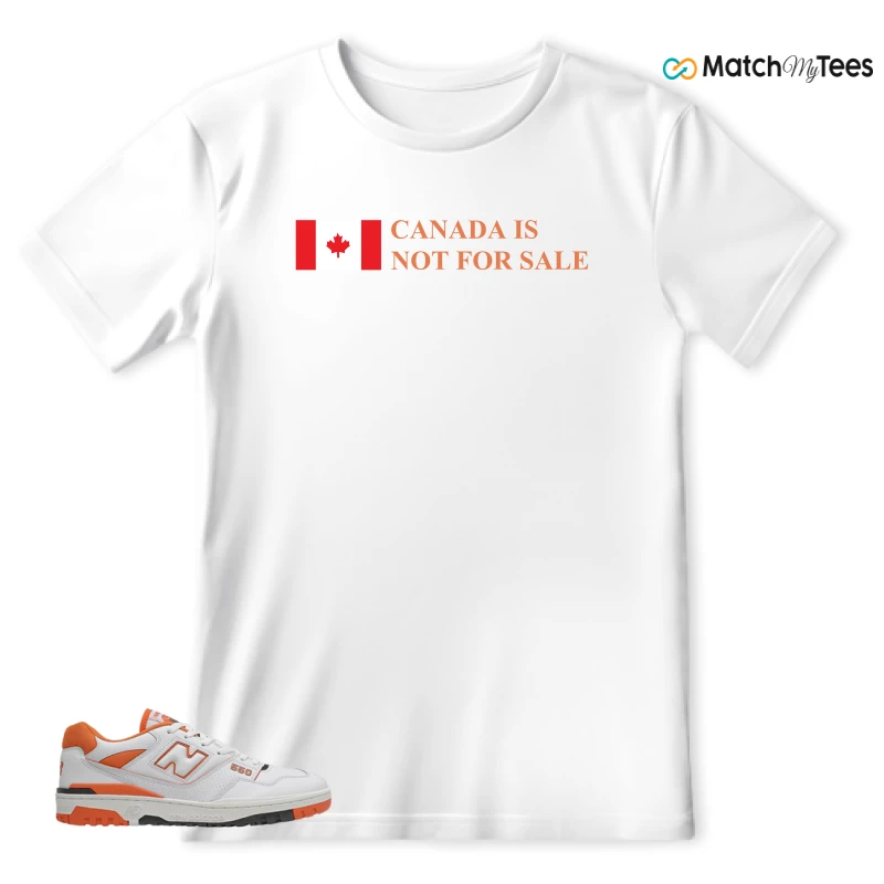 NEW BALANCE 550 IN BURNT ORANGE SNEAKER Matching Tees t-shirt