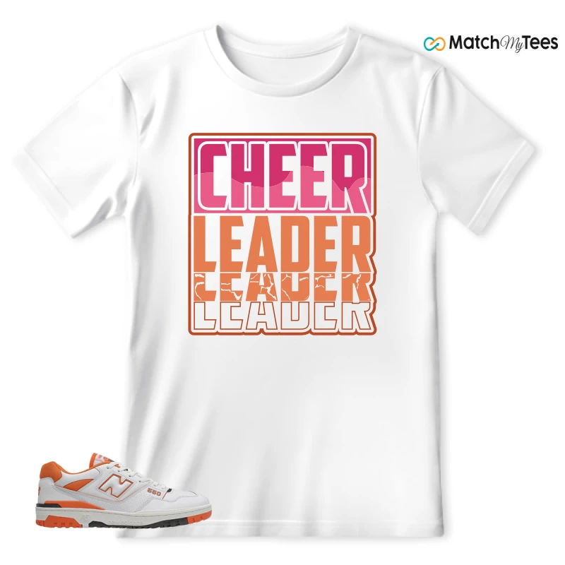 NEW BALANCE 550 IN BURNT ORANGE SNEAKER Matching Tees t-shirt