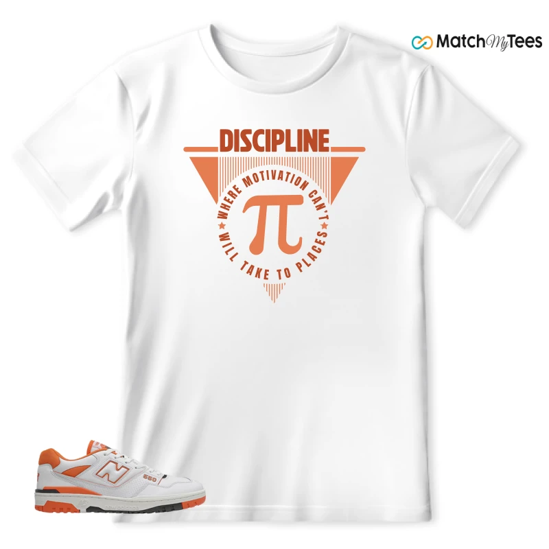 NEW BALANCE 550 IN BURNT ORANGE SNEAKER Matching Tees t-shirt