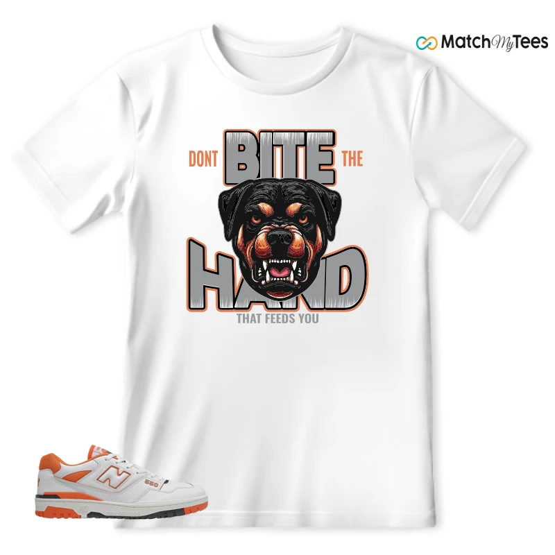 NEW BALANCE 550 IN BURNT ORANGE SNEAKER Matching Tees T-shirt for Men
