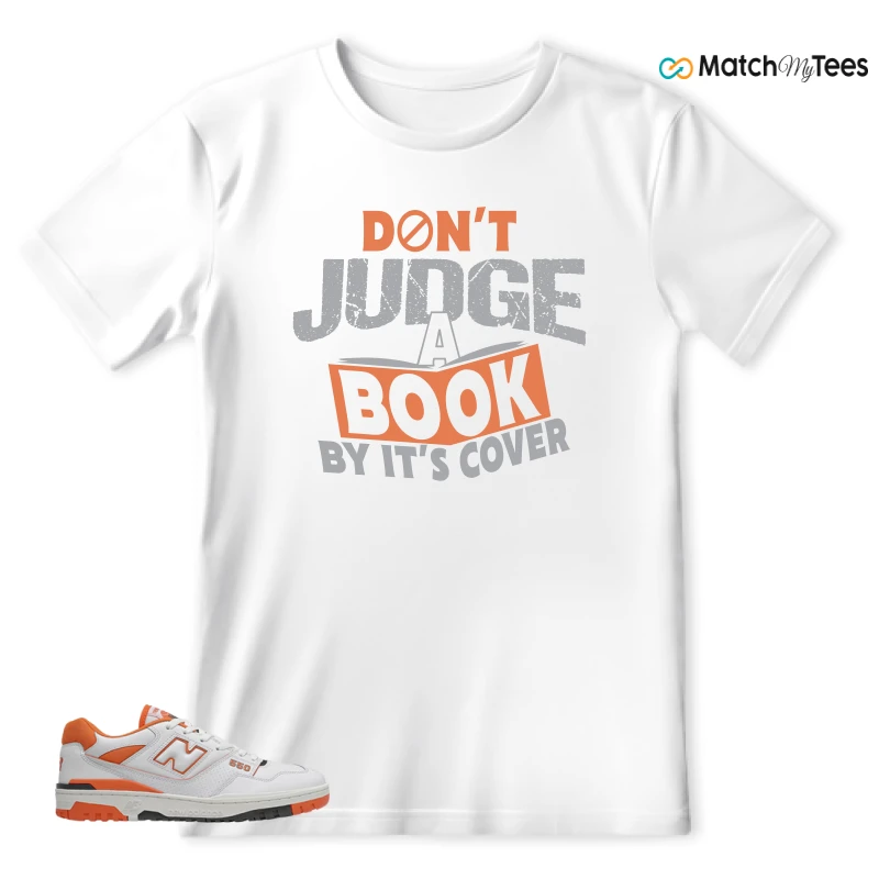 NEW BALANCE 550 IN BURNT ORANGE SNEAKER Matching Tees t-shirt