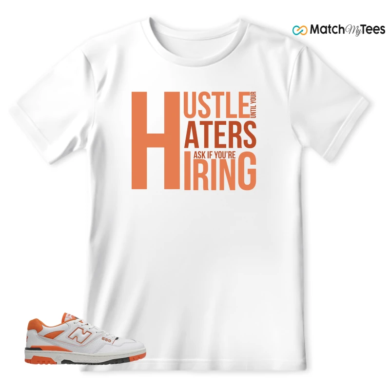 NEW BALANCE 550 IN BURNT ORANGE SNEAKER Matching Tees T-shirt for Men