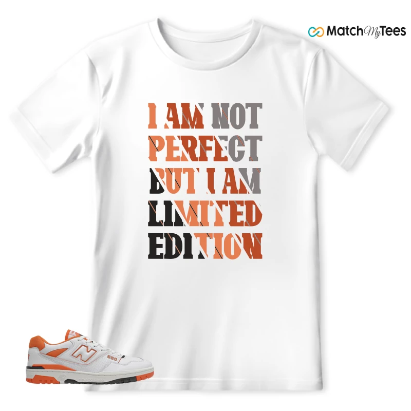 NEW BALANCE 550 IN BURNT ORANGE SNEAKER Matching Tees t-shirt