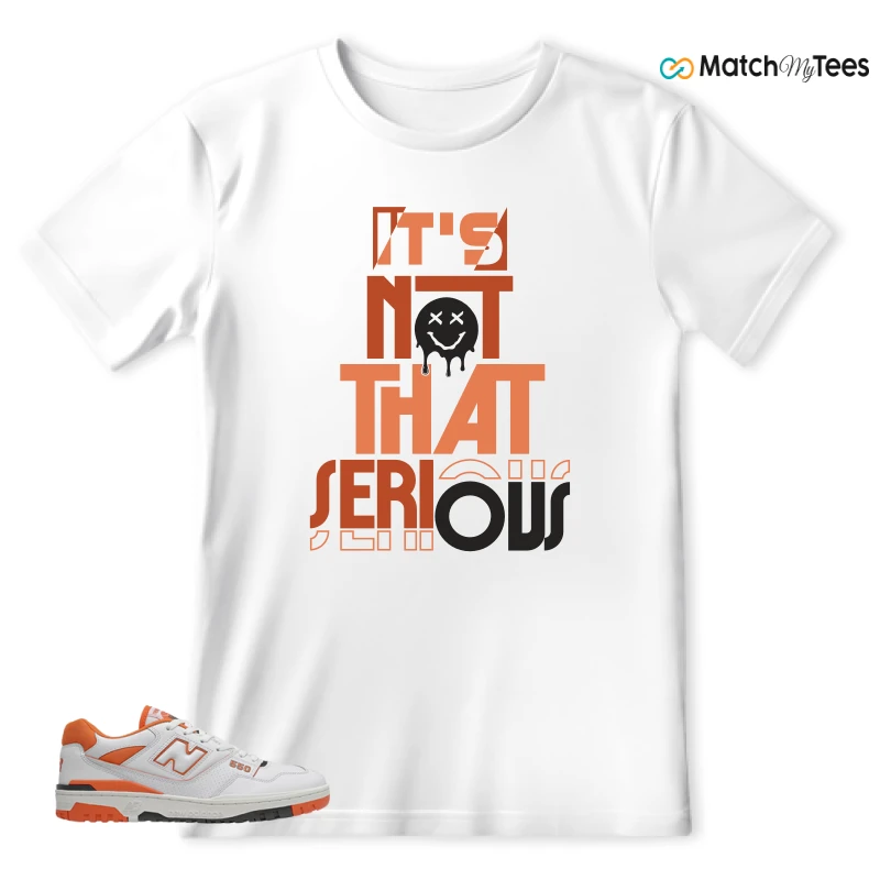 NEW BALANCE 550 IN BURNT ORANGE SNEAKER Matching Tees t-shirt