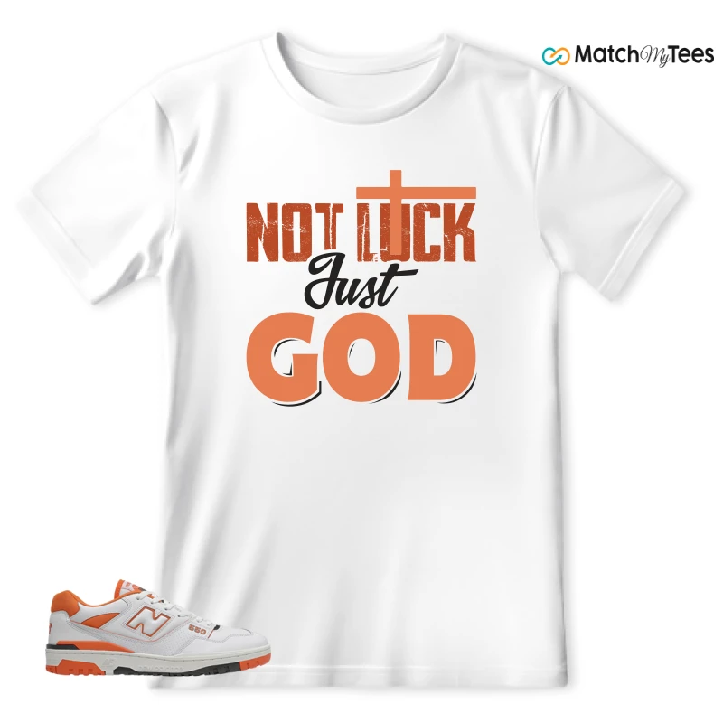 NEW BALANCE 550 IN BURNT ORANGE SNEAKER Matching Tees t-shirt