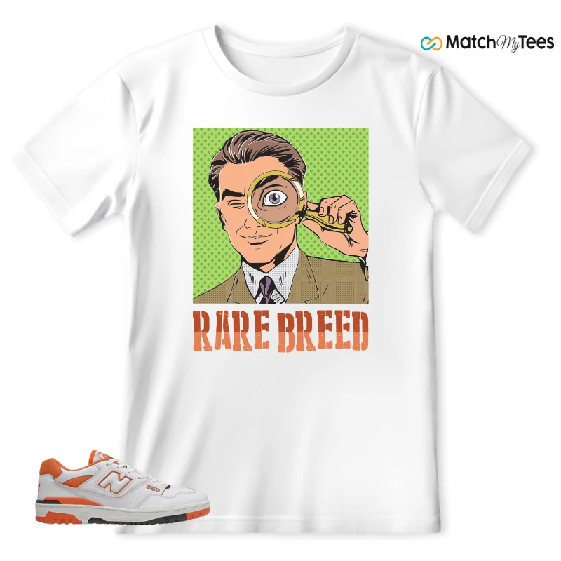 NEW BALANCE 550 IN BURNT ORANGE SNEAKER Matching Tees t-shirt