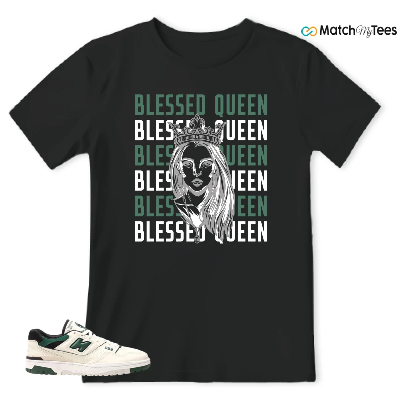 NEW BALANCE 550 SEA SALT PINE GREEN SNEAKER Matching Tees t-shirt