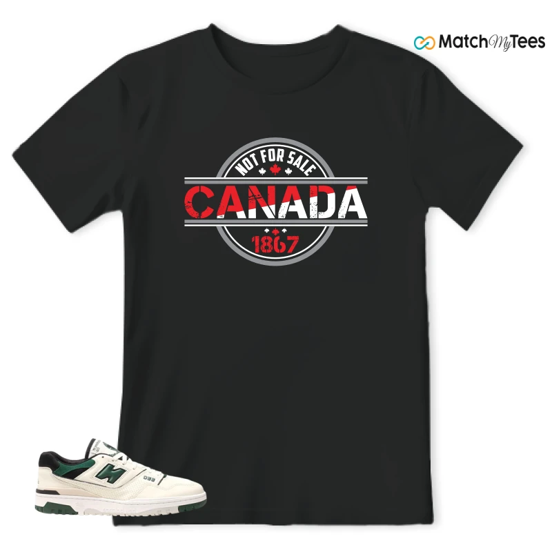 NEW BALANCE 550 SEA SALT PINE GREEN SNEAKER Matching Tees t-shirt