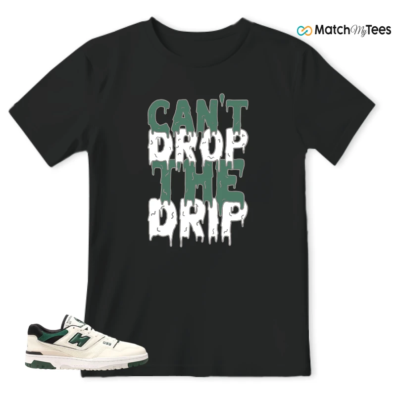 NEW BALANCE 550 SEA SALT PINE GREEN SNEAKER Matching Tees t-shirt