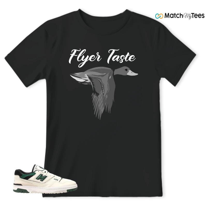 NEW BALANCE 550 SEA SALT PINE GREEN SNEAKER Matching Tees t-shirt
