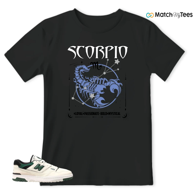 NEW BALANCE 550 SEA SALT PINE GREEN SNEAKER Matching Tees T-shirt for Men