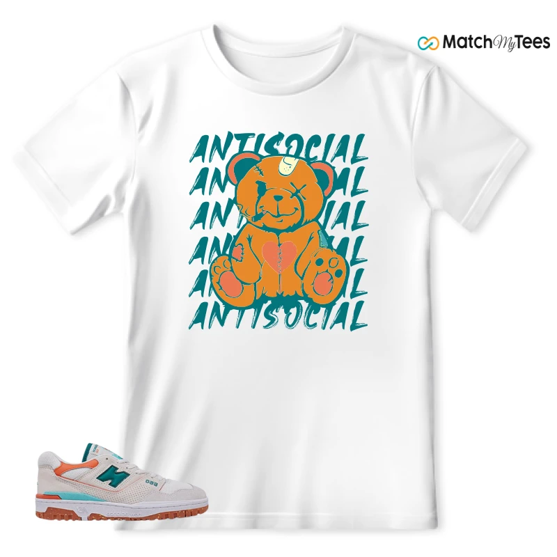 NEW BALANCE 550 SEA SALT VERDIGRIS (WOMEN'S) SNEAKER Matching Tees t-shirt