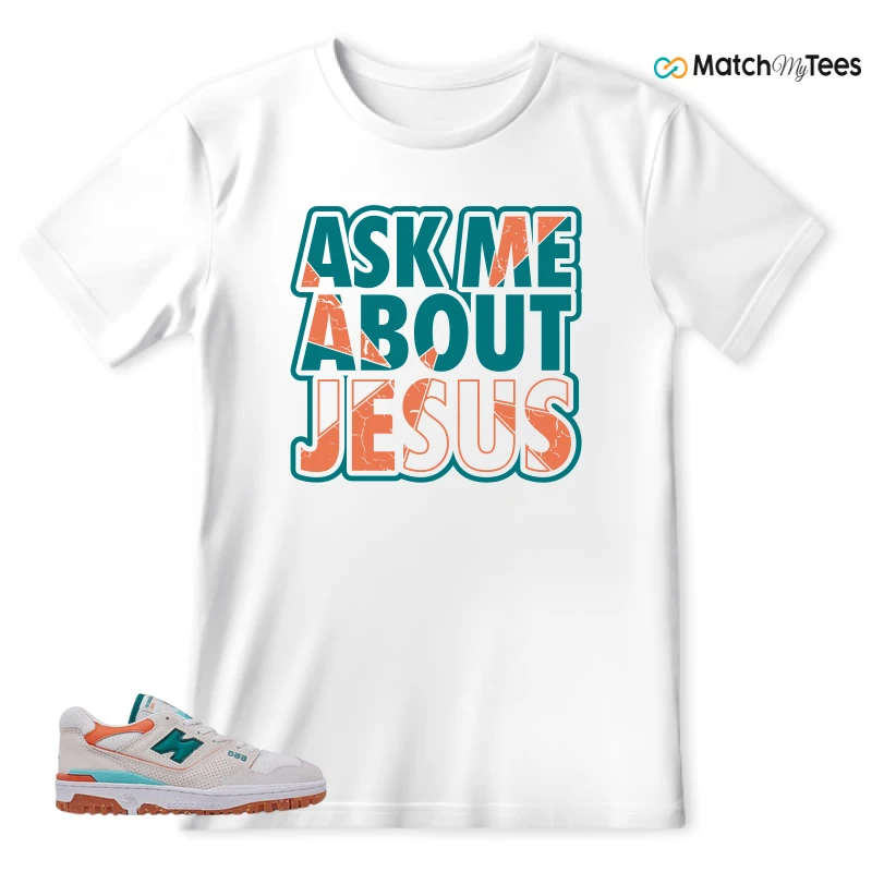 NEW BALANCE 550 SEA SALT VERDIGRIS (WOMEN'S) SNEAKER Matching Tees t-shirt