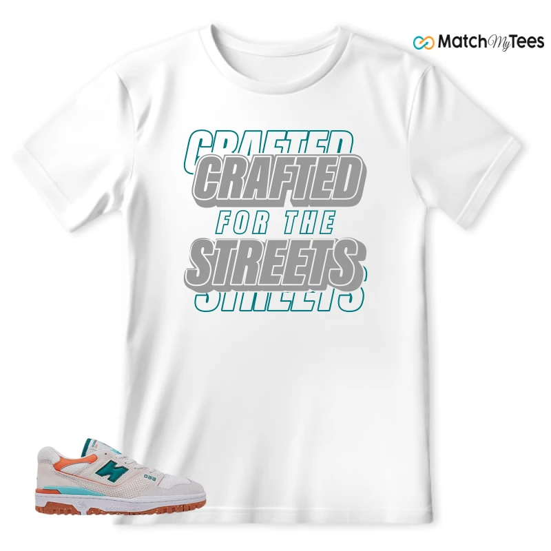 NEW BALANCE 550 SEA SALT VERDIGRIS (WOMEN'S) SNEAKER Matching Tees t-shirt