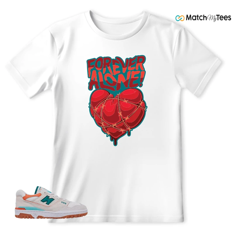 NEW BALANCE 550 SEA SALT VERDIGRIS (WOMEN'S) SNEAKER Matching Tees t-shirt