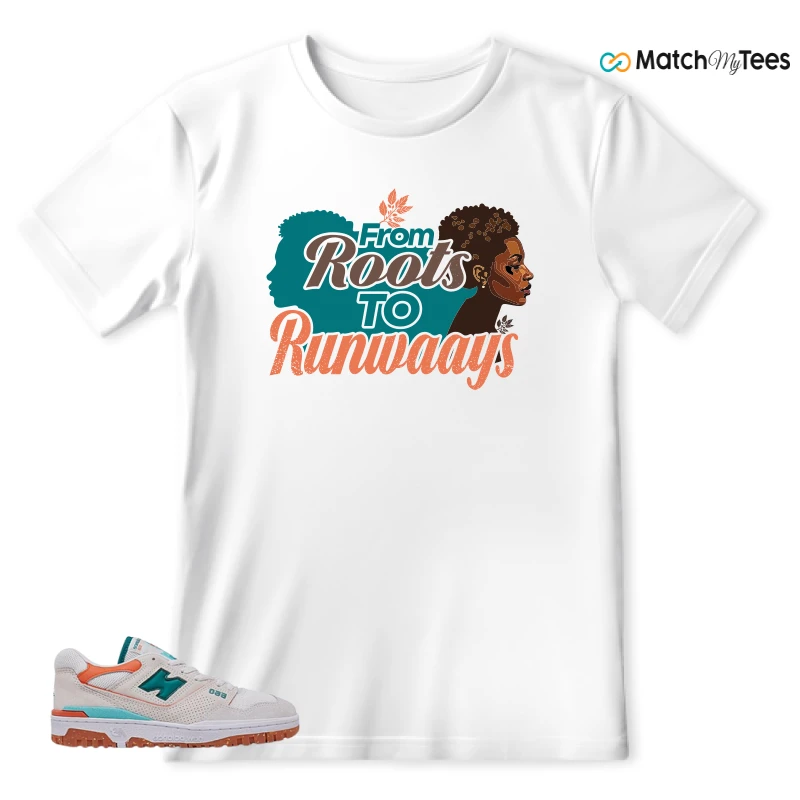 NEW BALANCE 550 SEA SALT VERDIGRIS (WOMEN'S) SNEAKER Matching Tees t-shirt